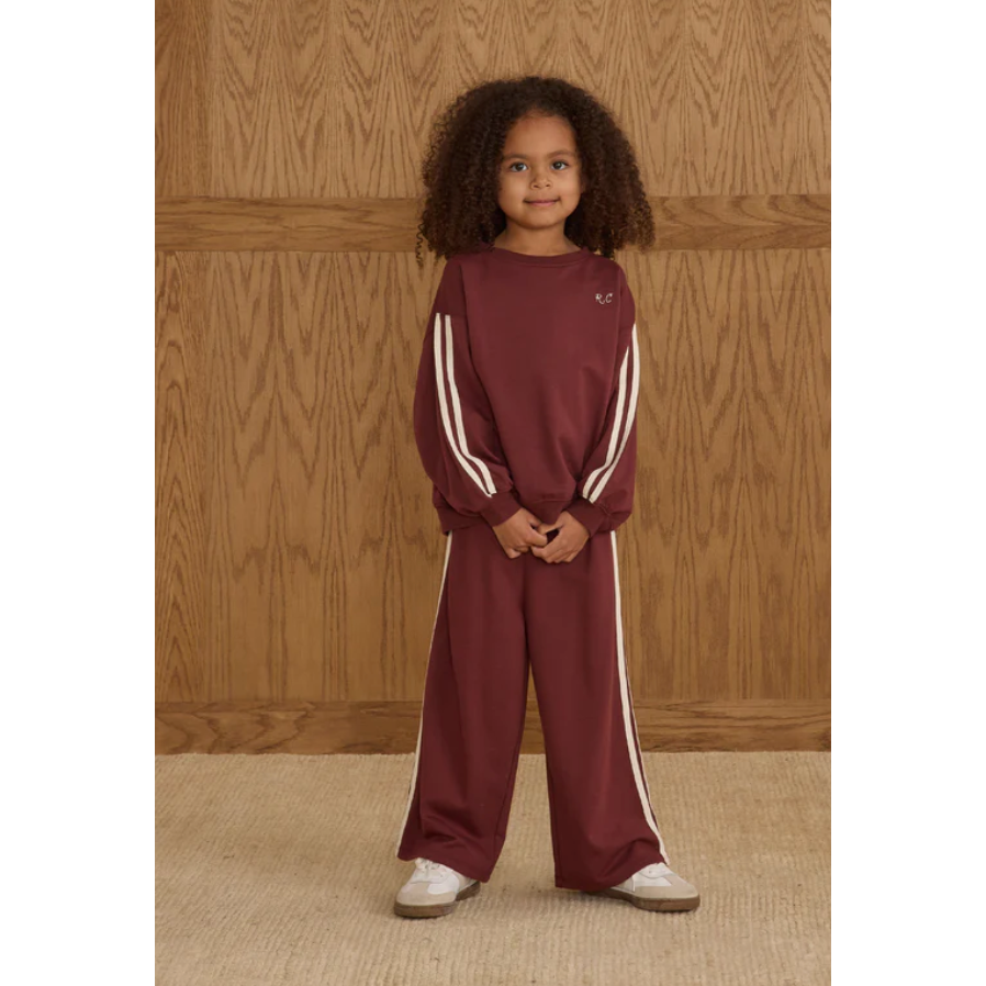 track pant | burgundy