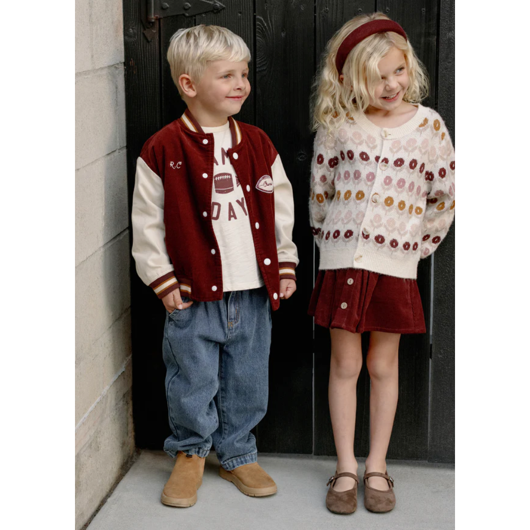 cheyenne cardigan || floral jacquard