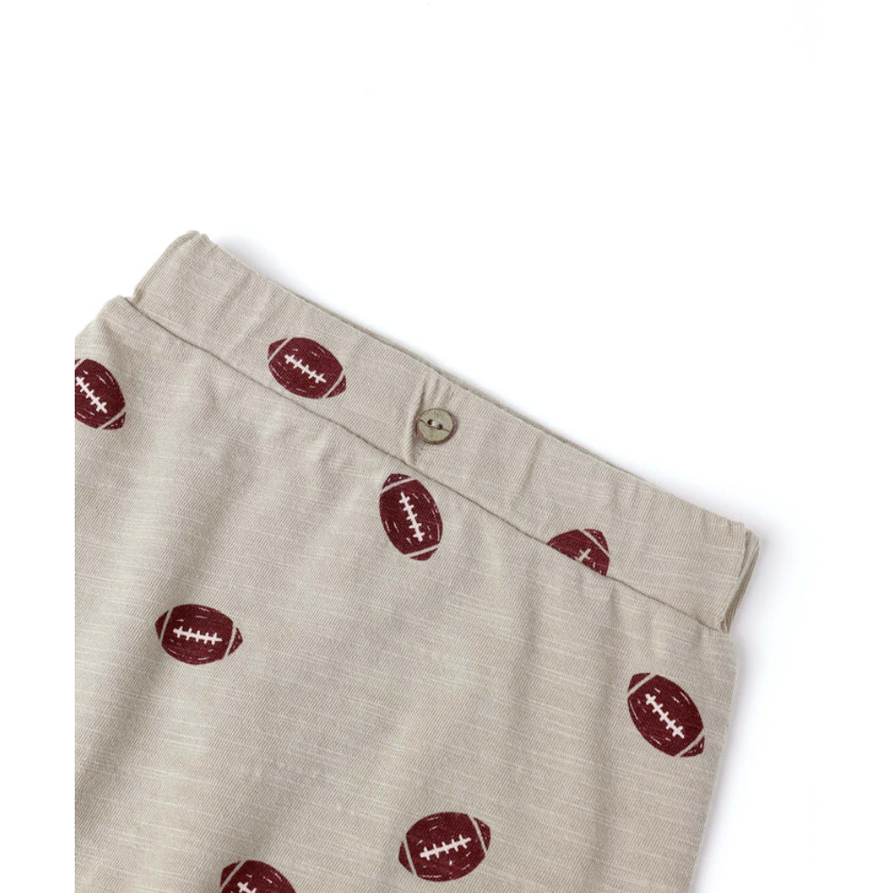 tee and pant set set || footballs