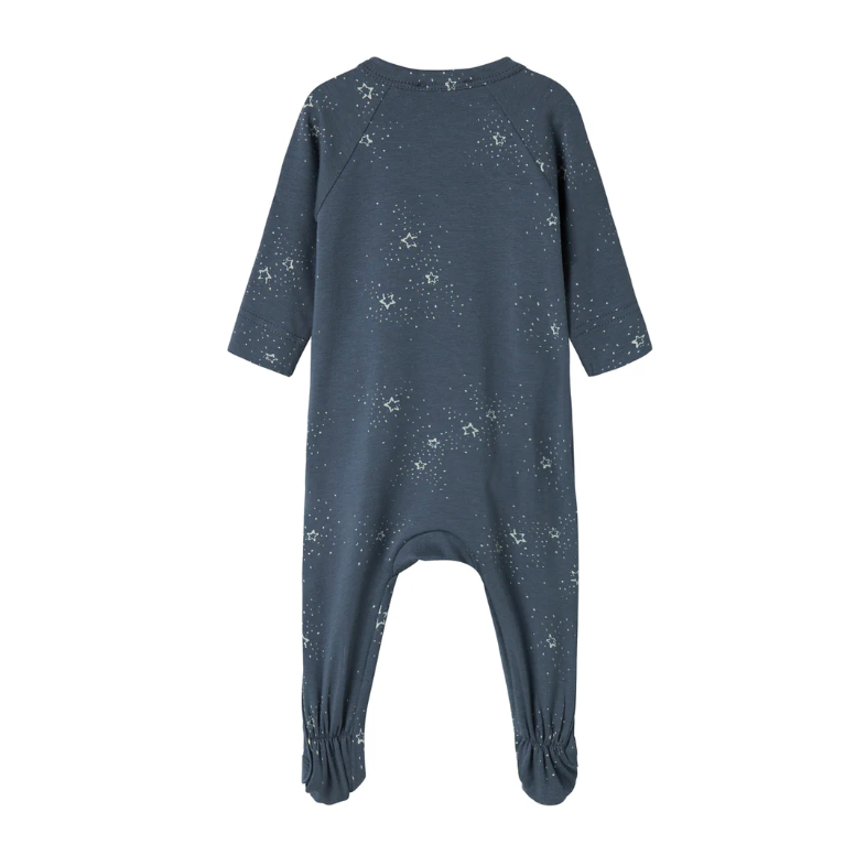 jumpsuit with feet - starry night