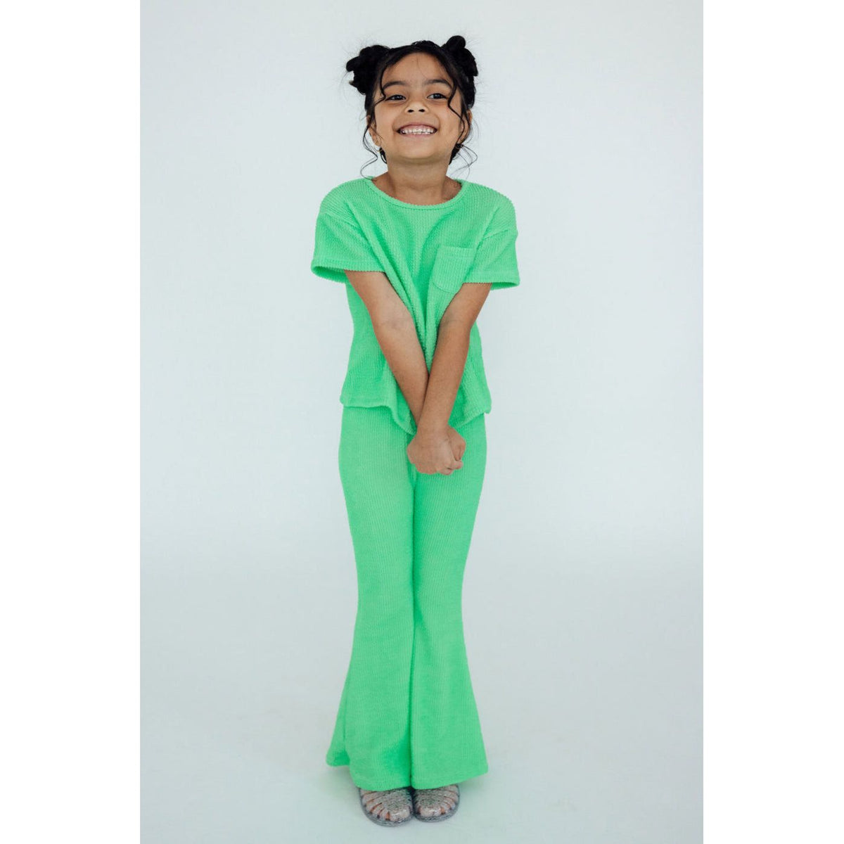 Seafoam Green Scrunchy Pocket Tee