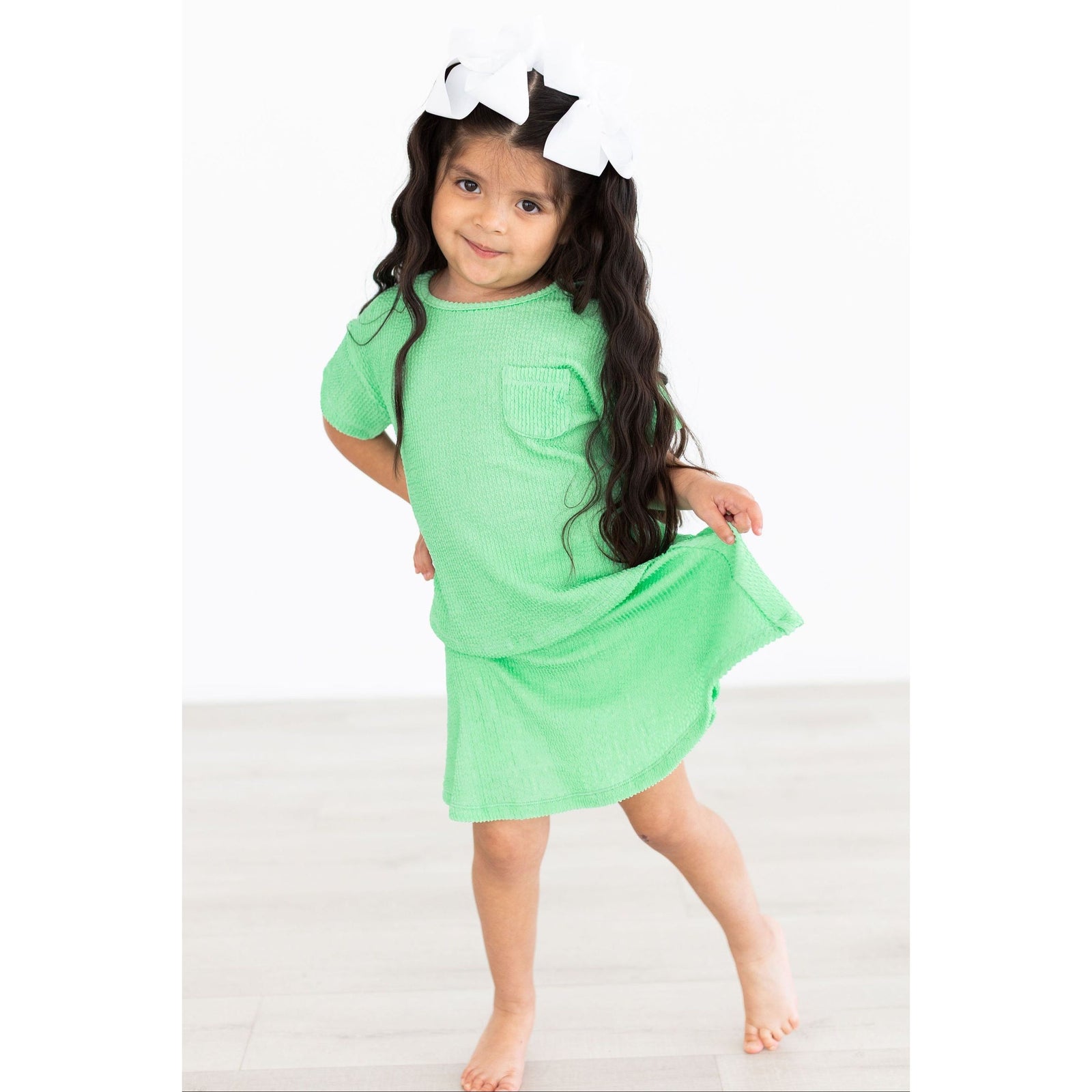 Seafoam Green Scrunchy Twirl Skort