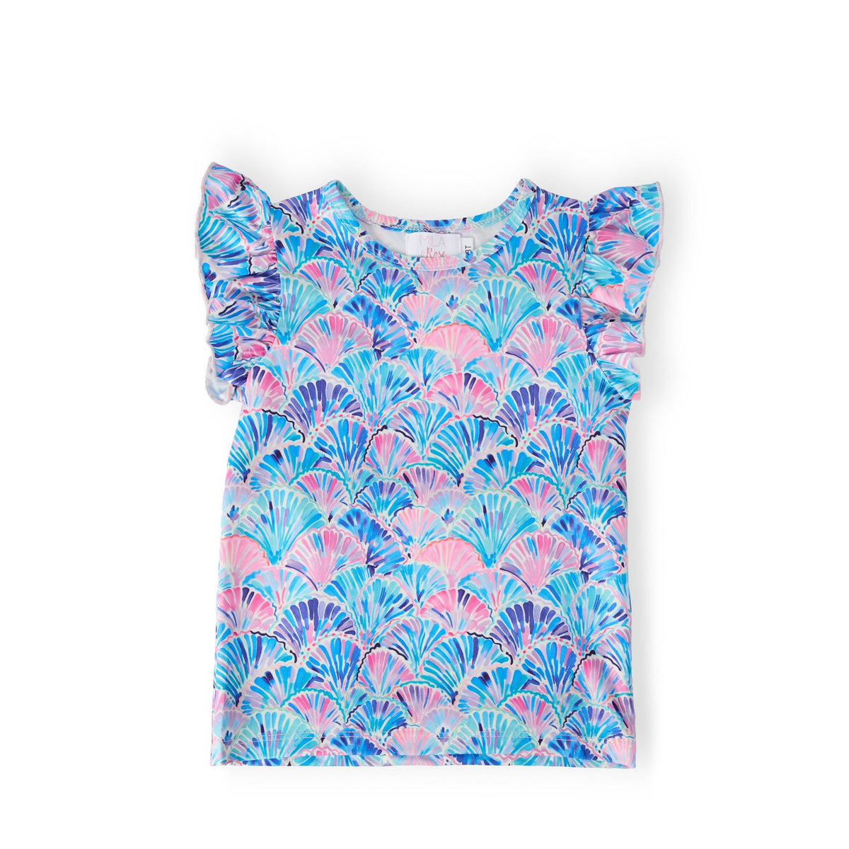 Seaside Shells S/S Ruffle Tee