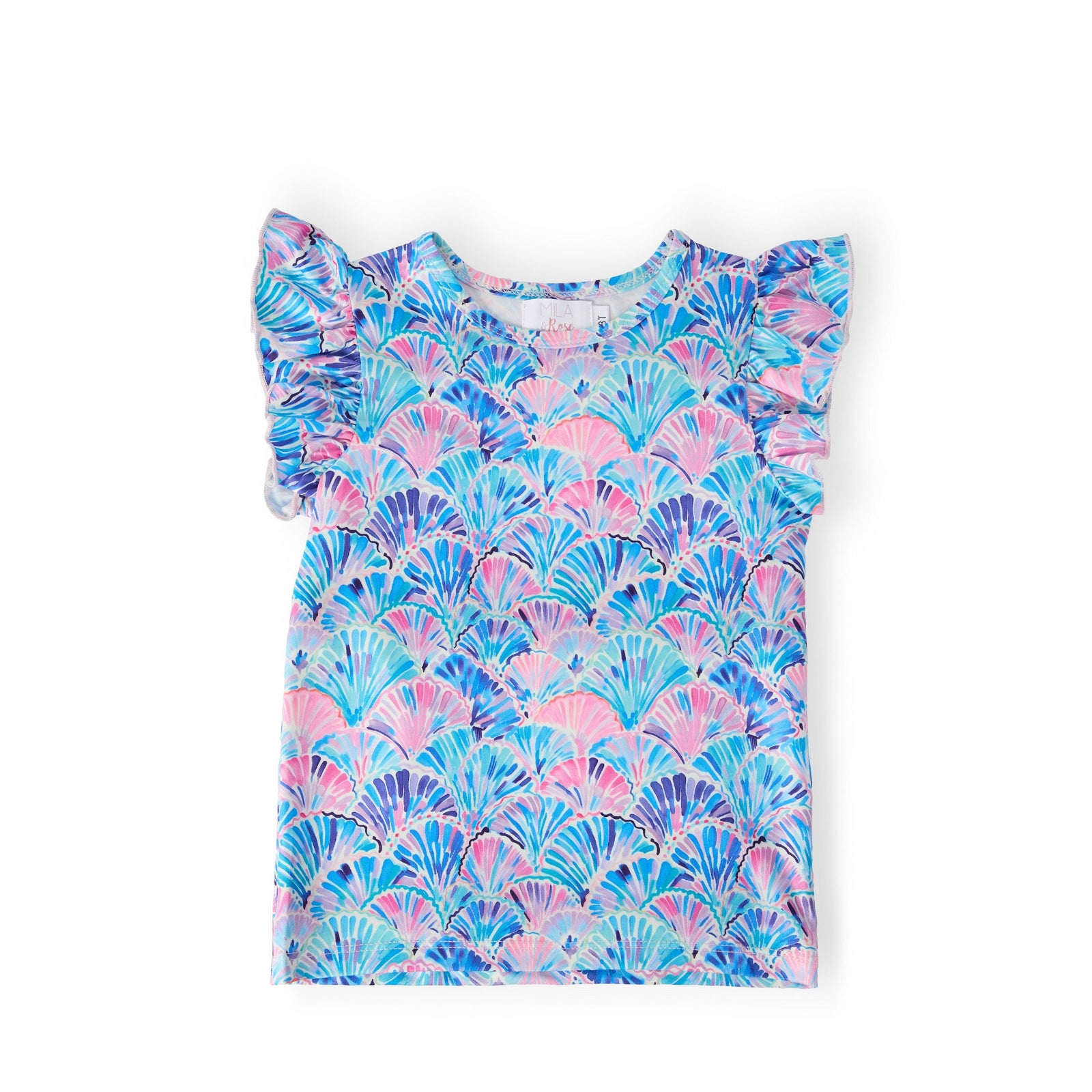 Seaside Shells S/S Ruffle Tee