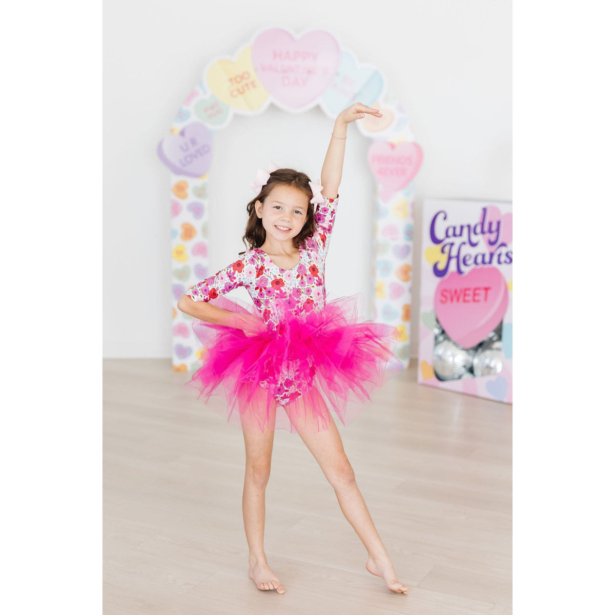 Secret Garden 3/4 Sleeve Tutu Leotard