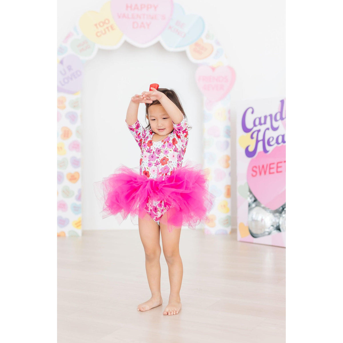 Secret Garden 3/4 Sleeve Tutu Leotard