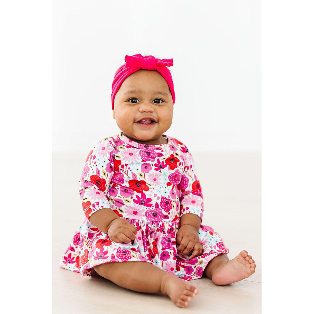 Secret Garden 3/4 Sleeve Twirl Bodysuit