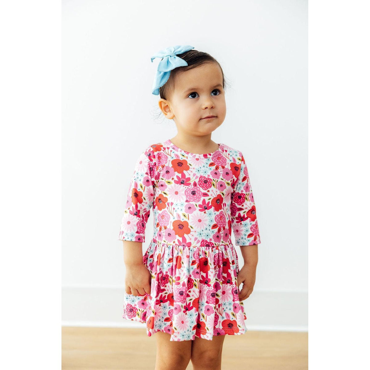Secret Garden 3/4 Sleeve Twirl Bodysuit