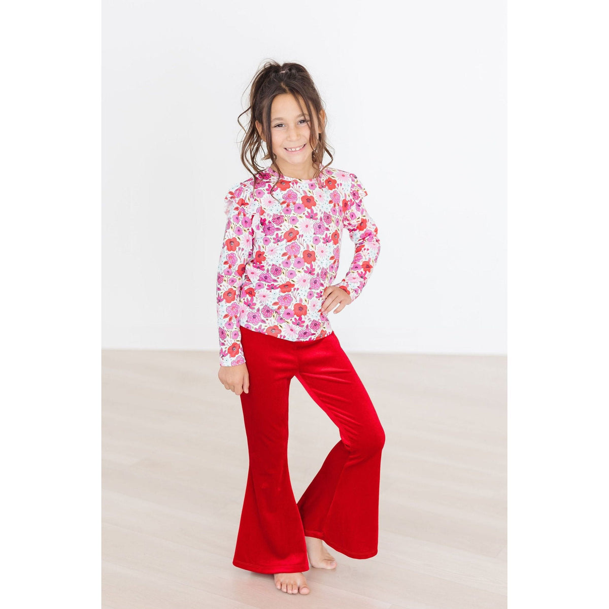 Secret Garden L/S Ruffle Tee