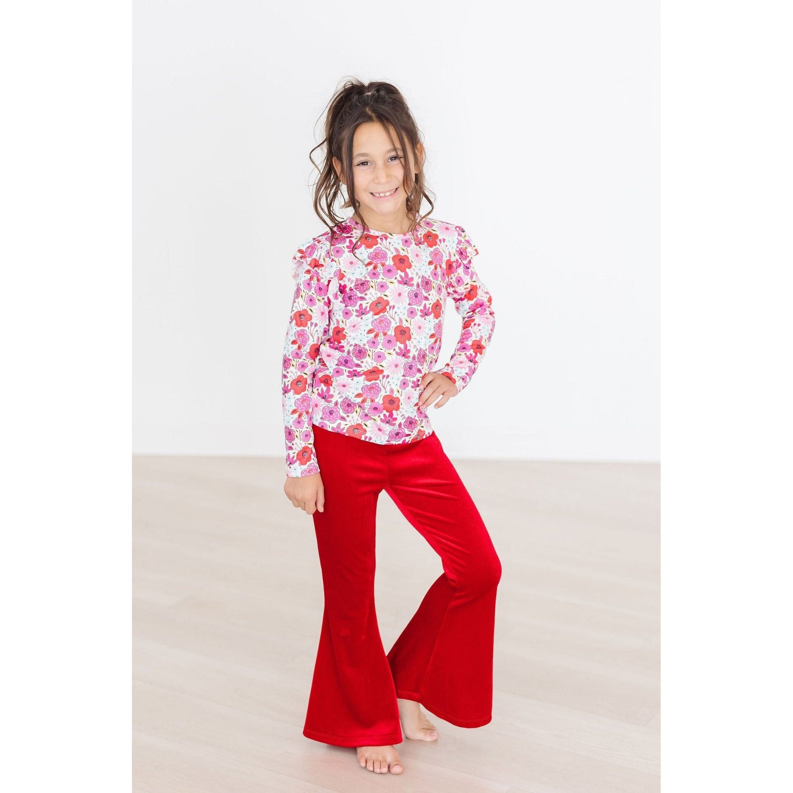 Secret Garden L/S Ruffle Tee