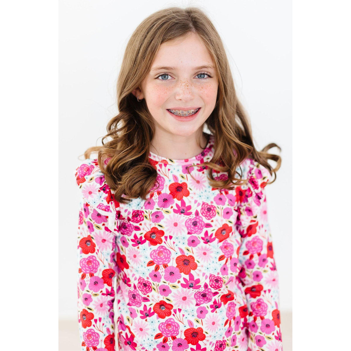 Secret Garden L/S Ruffle Tee