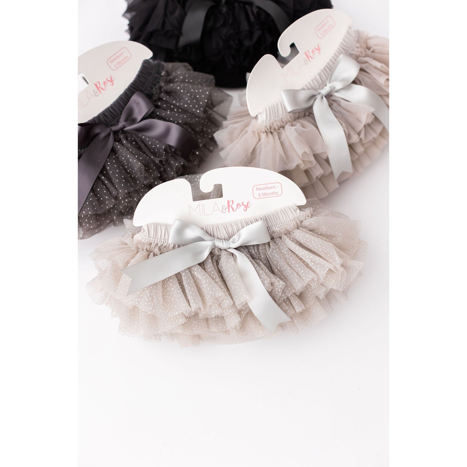 SALE Silver Glitter Ruffle Tutu Bloomer