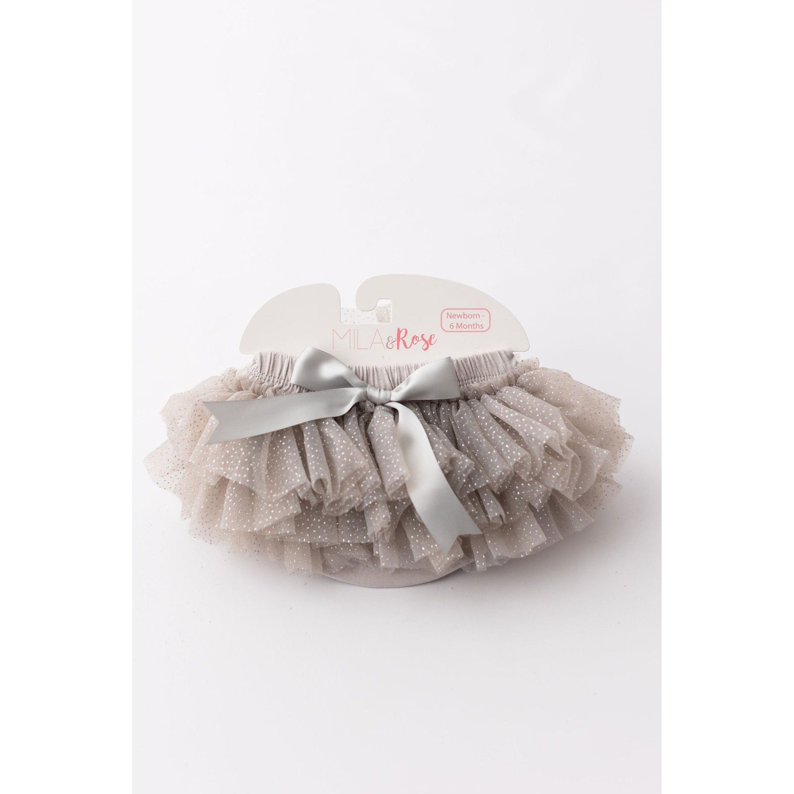 SALE Silver Glitter Ruffle Tutu Bloomer