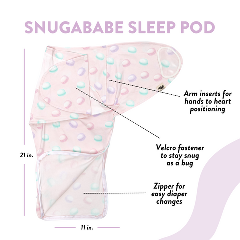 Macarons Snugababe Swaddle™ Sleep Pod