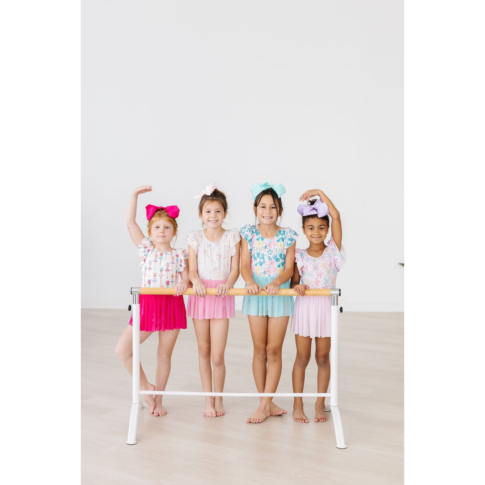 Springtime Bows S/S Twirl Leotard
