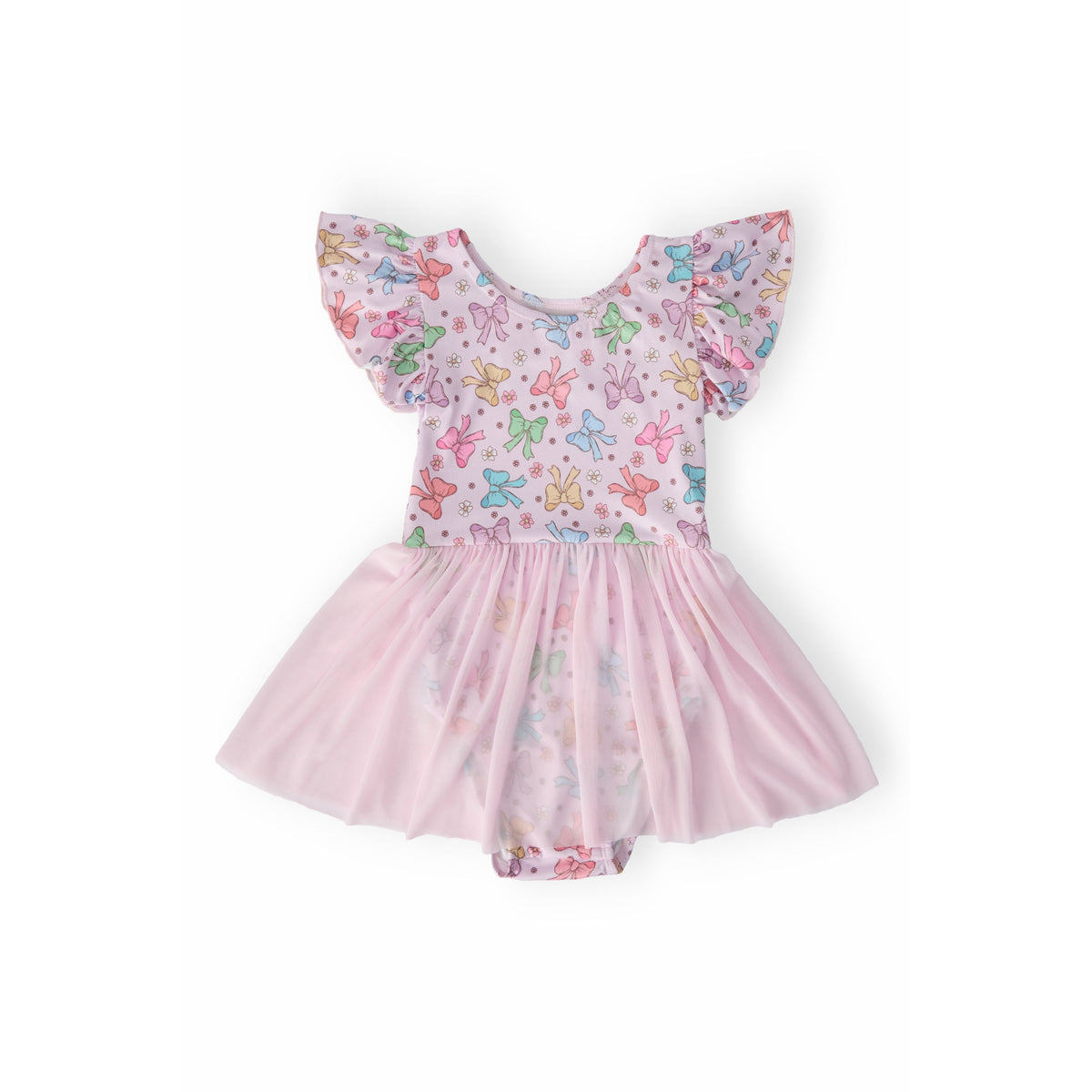 Springtime Bows S/S Twirl Leotard