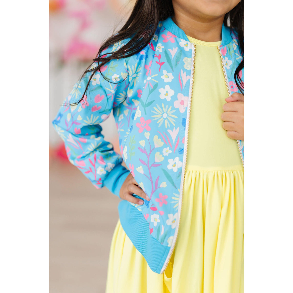 Springtime Splendor Satin Jacket