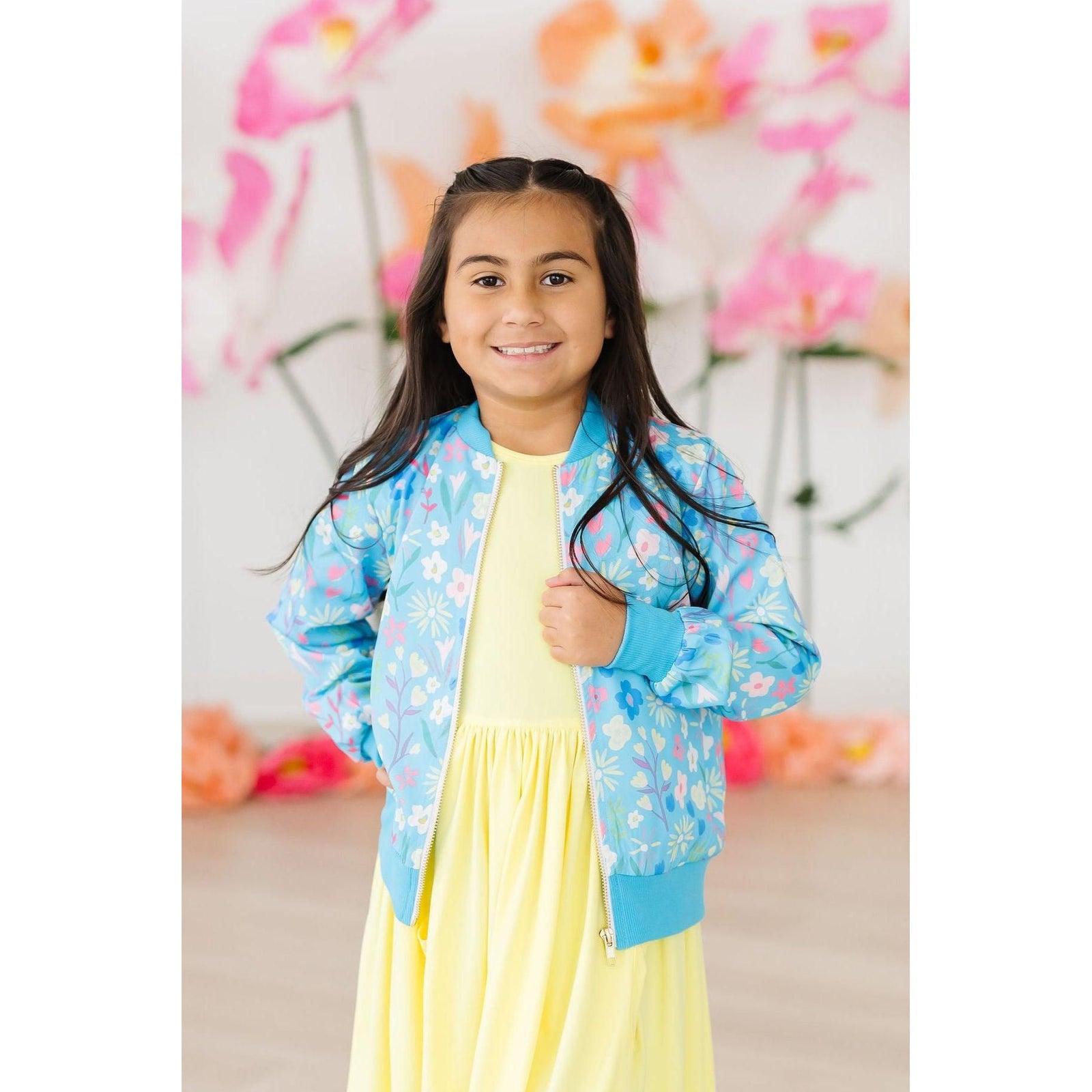 Springtime Splendor Satin Jacket