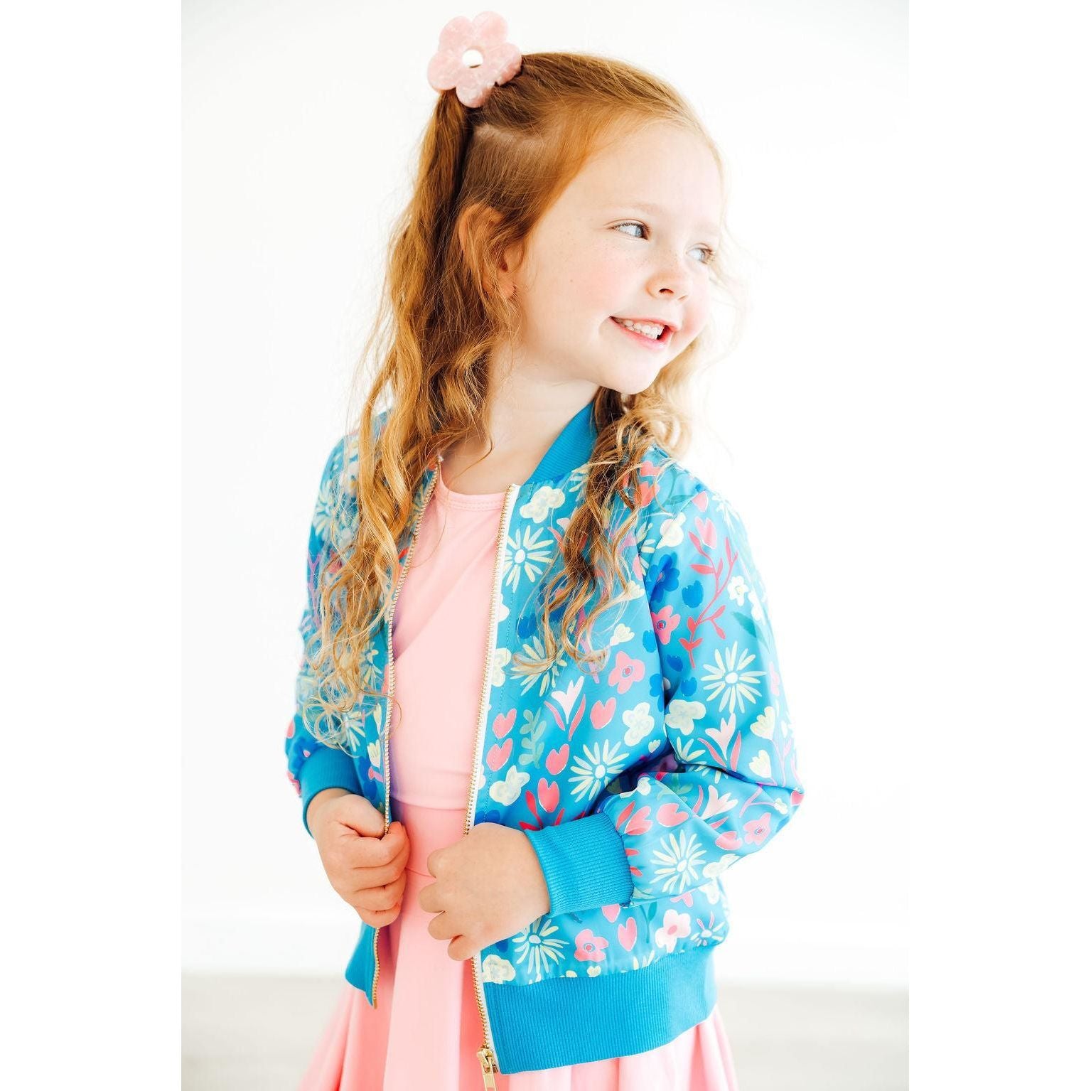 Springtime Splendor Satin Jacket