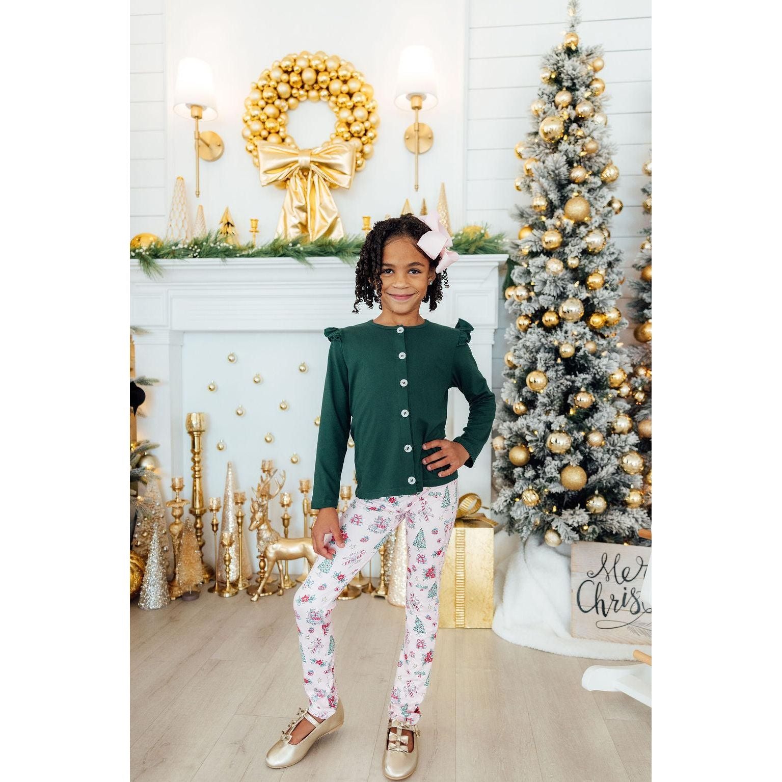 Spruce Ruffle Cardigan
