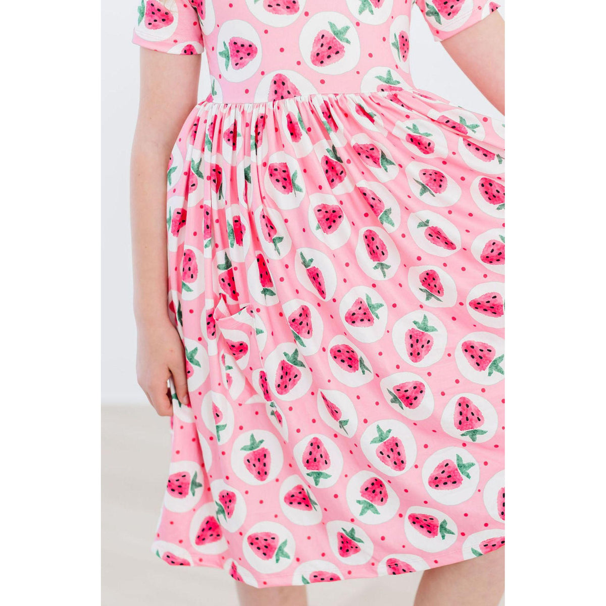 Strawberry Fields S/S Pocket Twirl Dress
