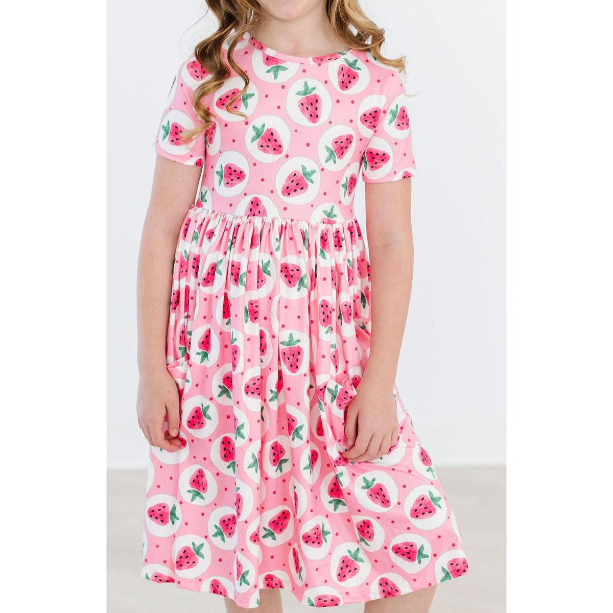 Strawberry Fields S/S Pocket Twirl Dress
