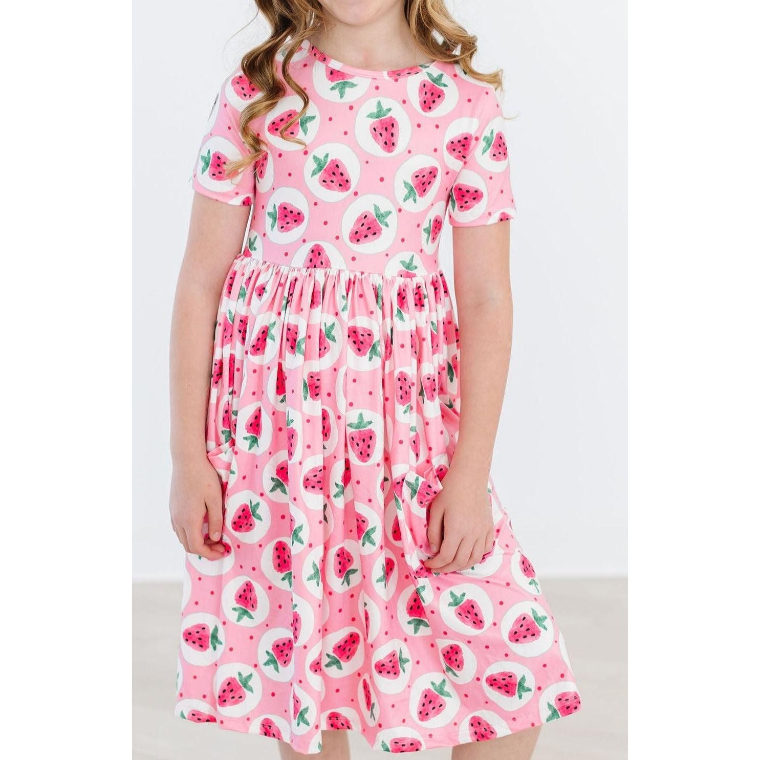 Strawberry Fields S/S Pocket Twirl Dress