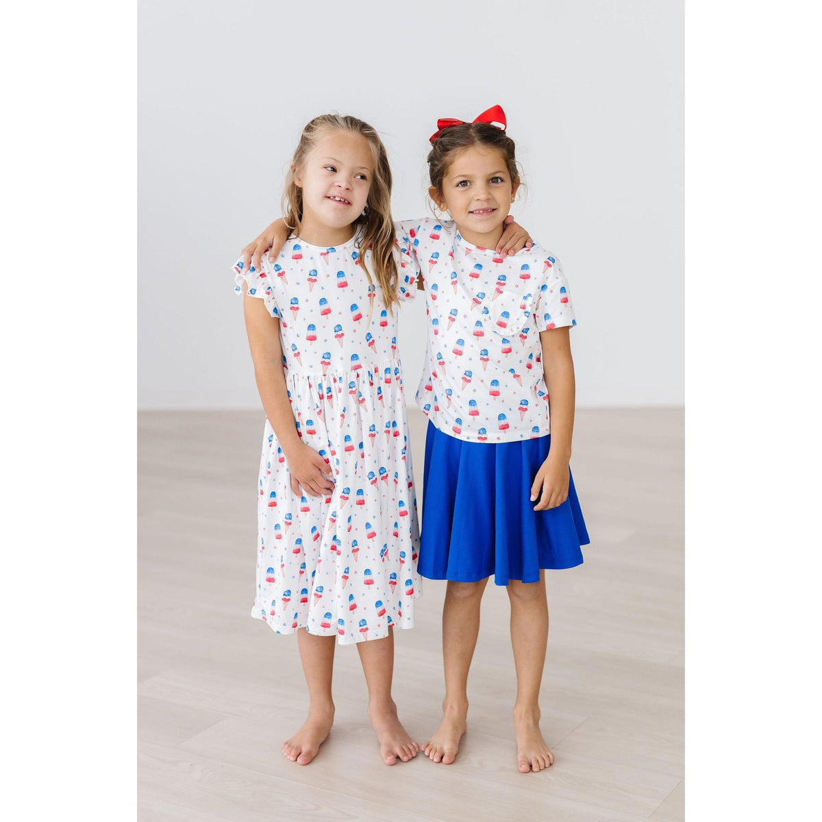 Summer Sweets Flutter Sleeve Twirl Dress