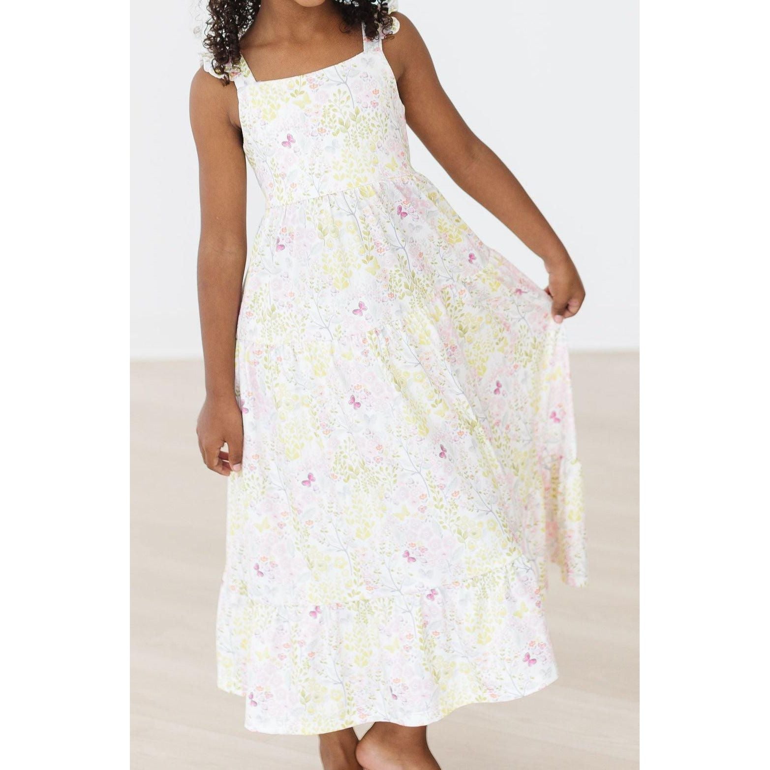 Sunny Days Ruffle Maxi Dress