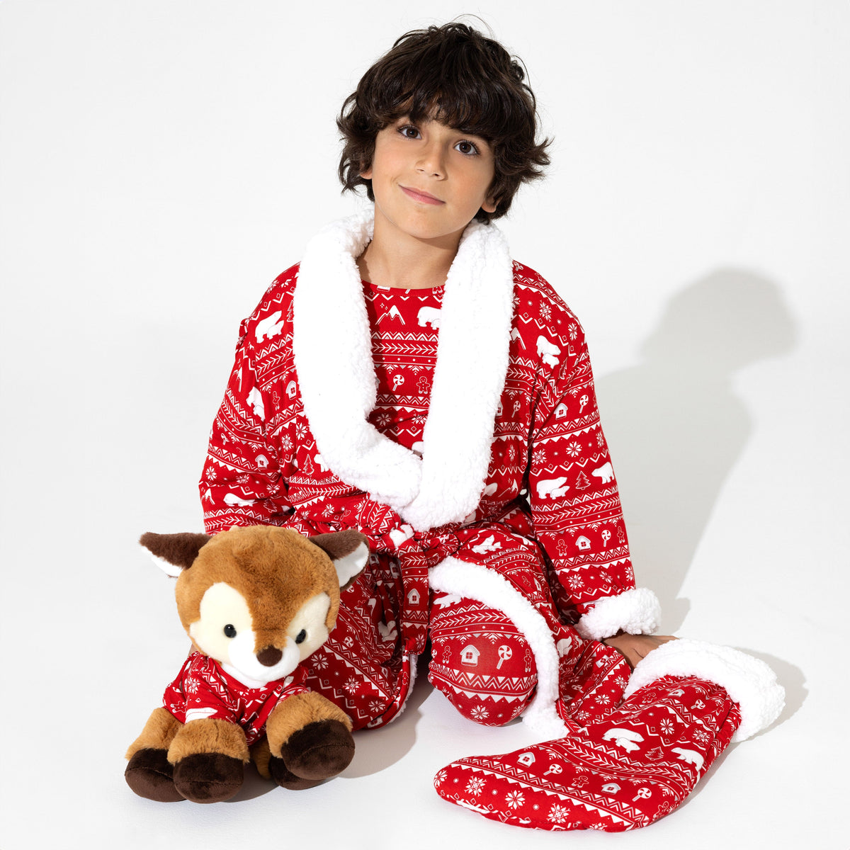 Milk & Cookies Original Bamboo Matching Teddy or Doll 18" Short Set
