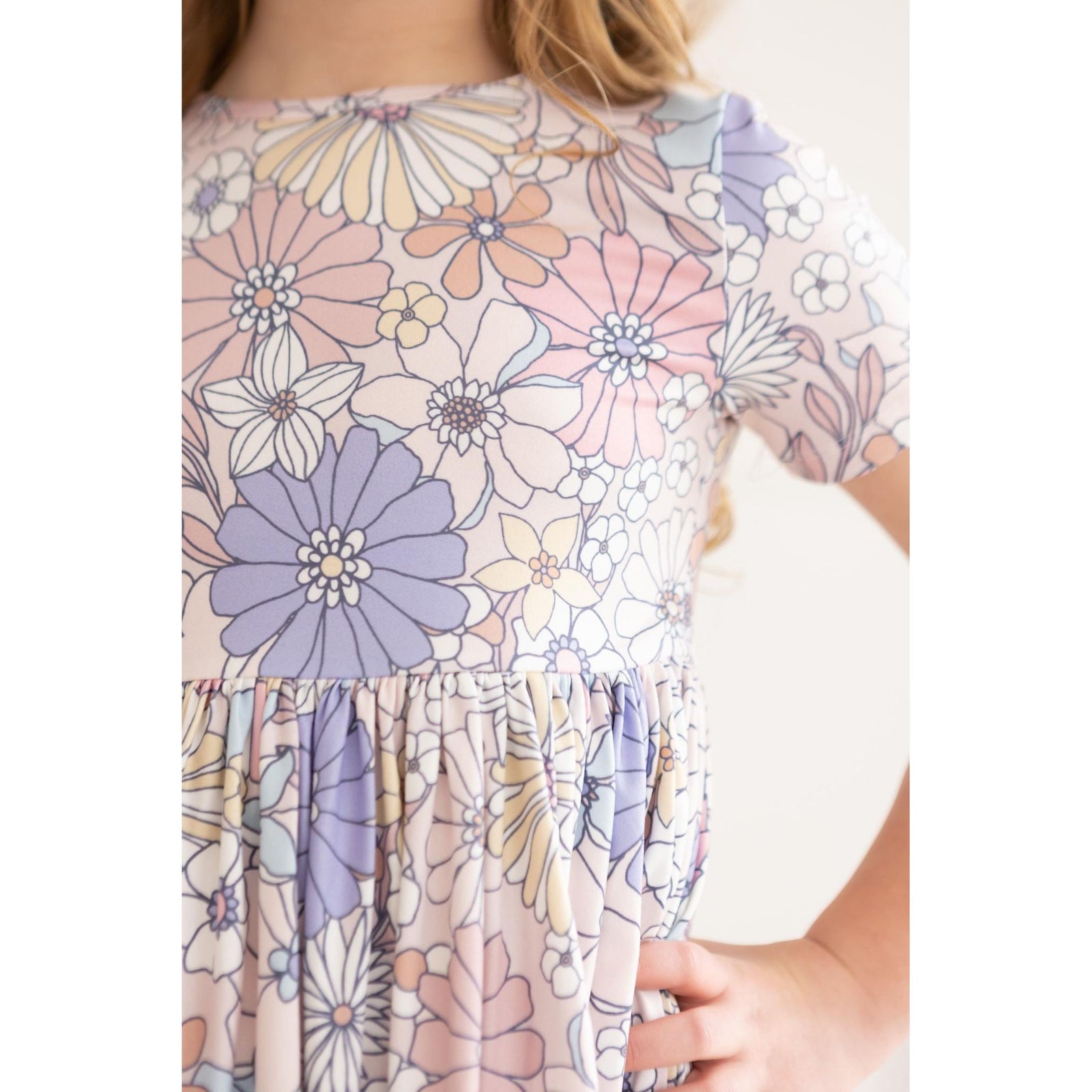 Sweet Escape Floral S/S Pocket Twirl Dress