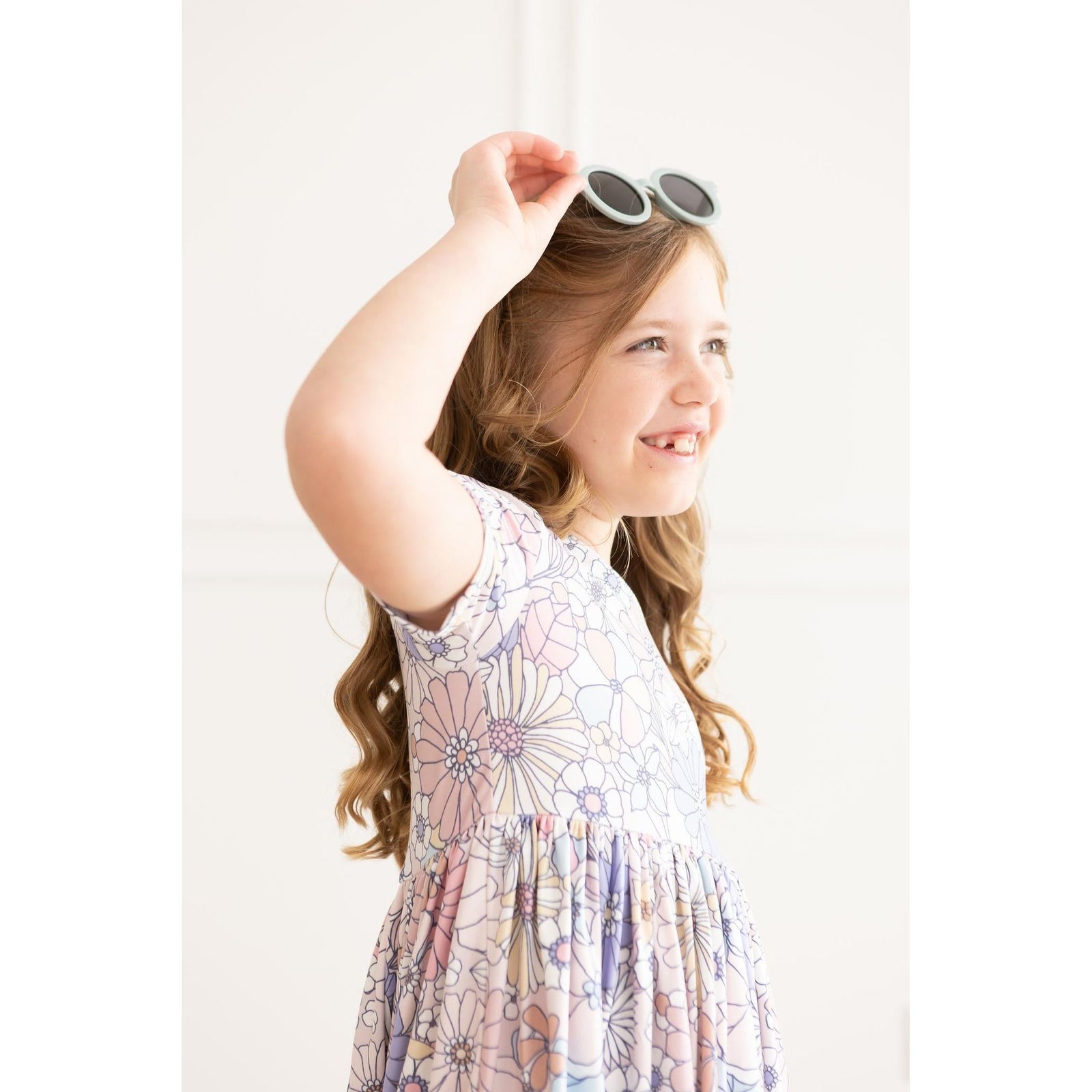 Sweet Escape Floral S/S Pocket Twirl Dress