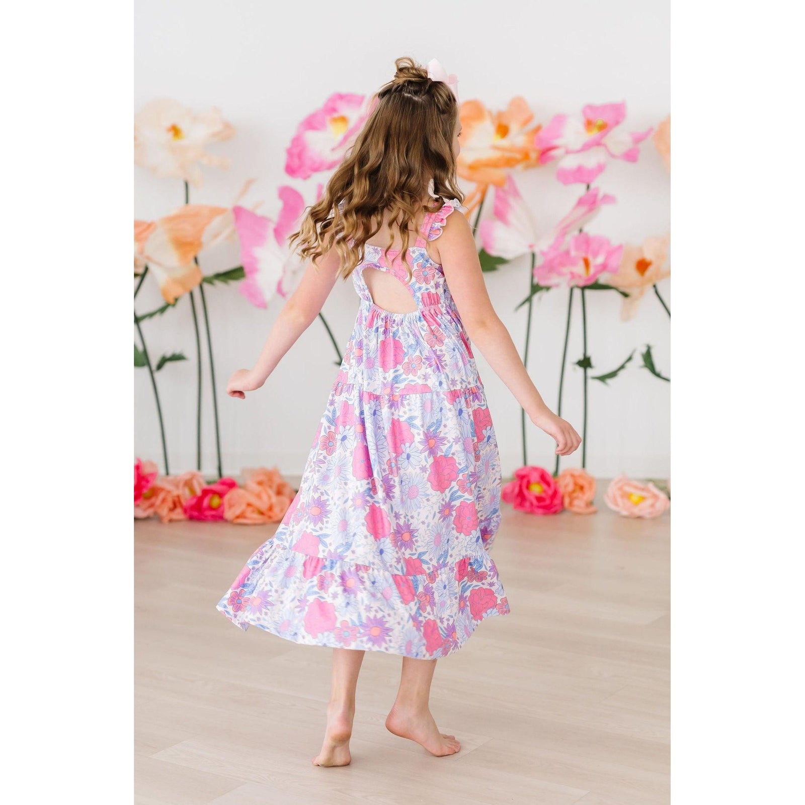 Sweet Springtime Ruffle Maxi Dress