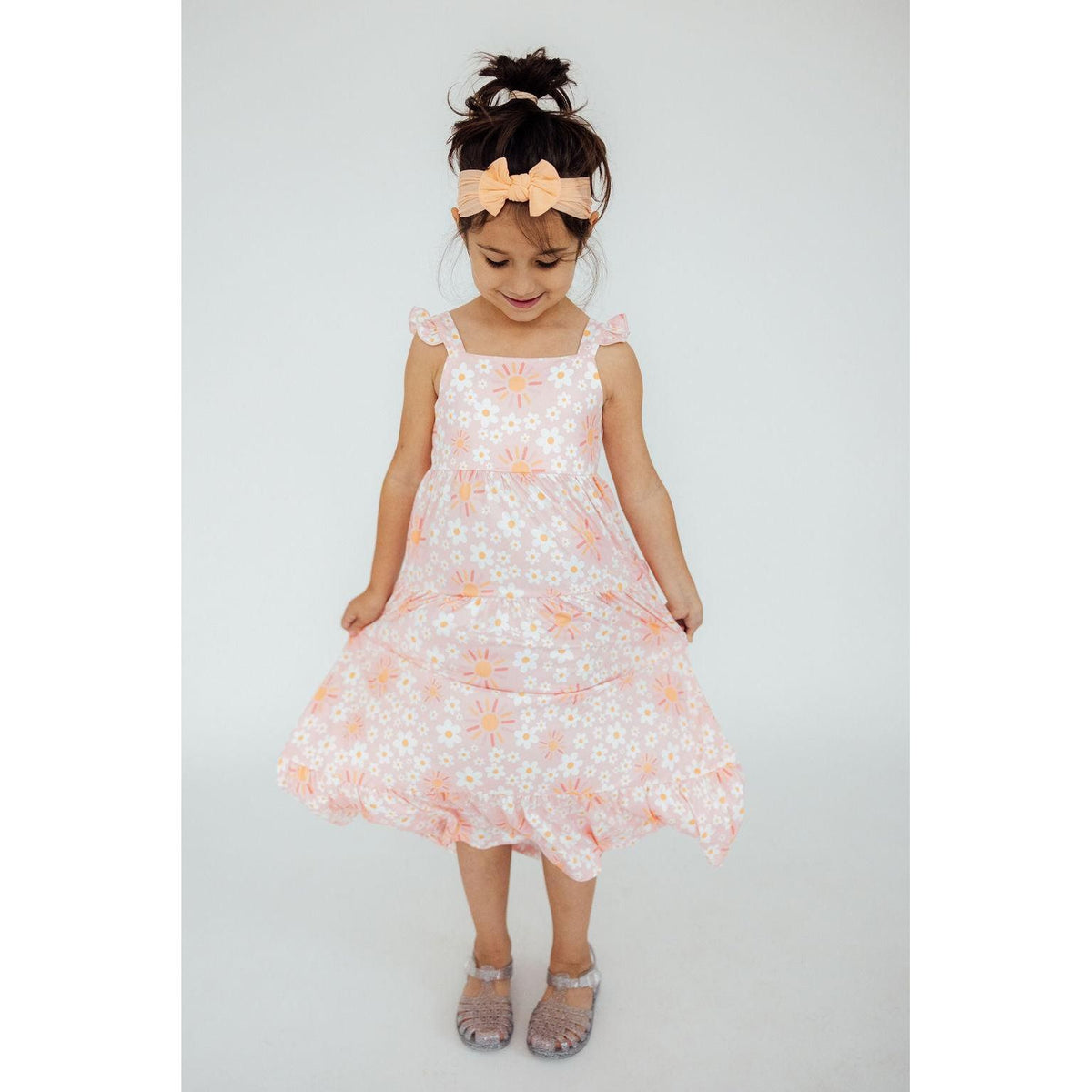 Sweet & Sunny Ruffle Maxi Dress