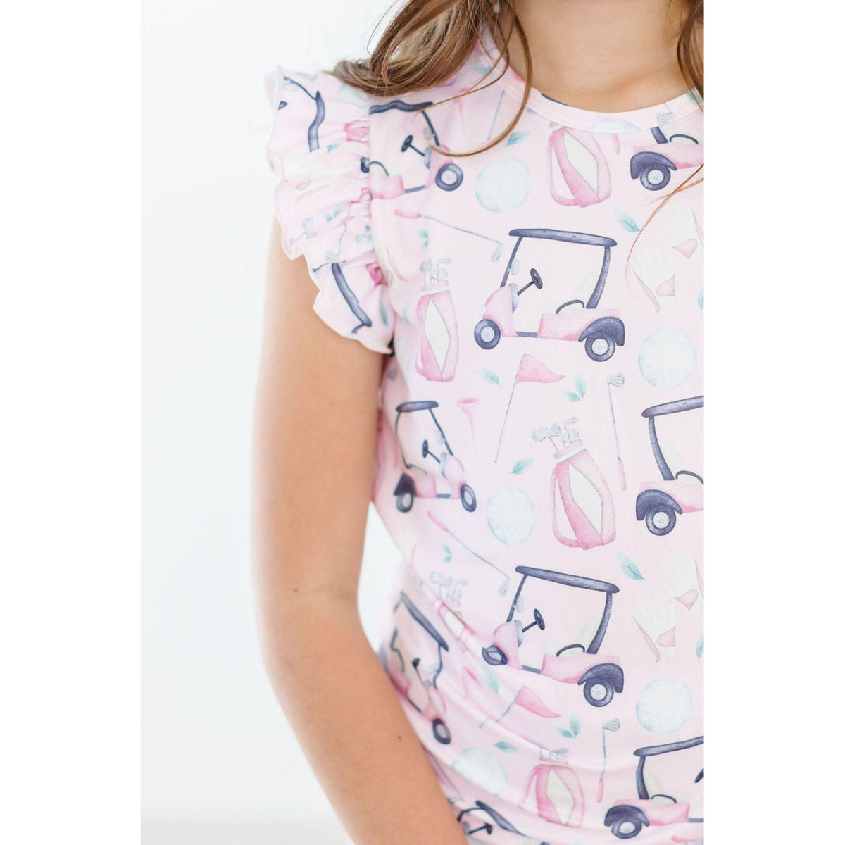 Tee Time S/S Ruffle Tee