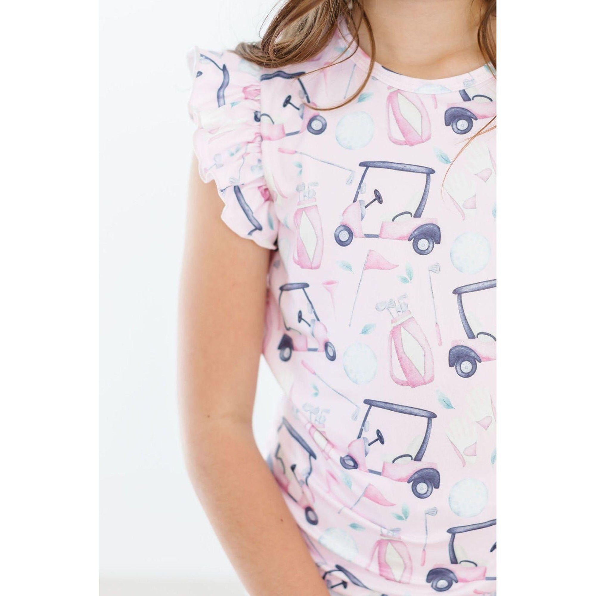 Tee Time S/S Ruffle Tee