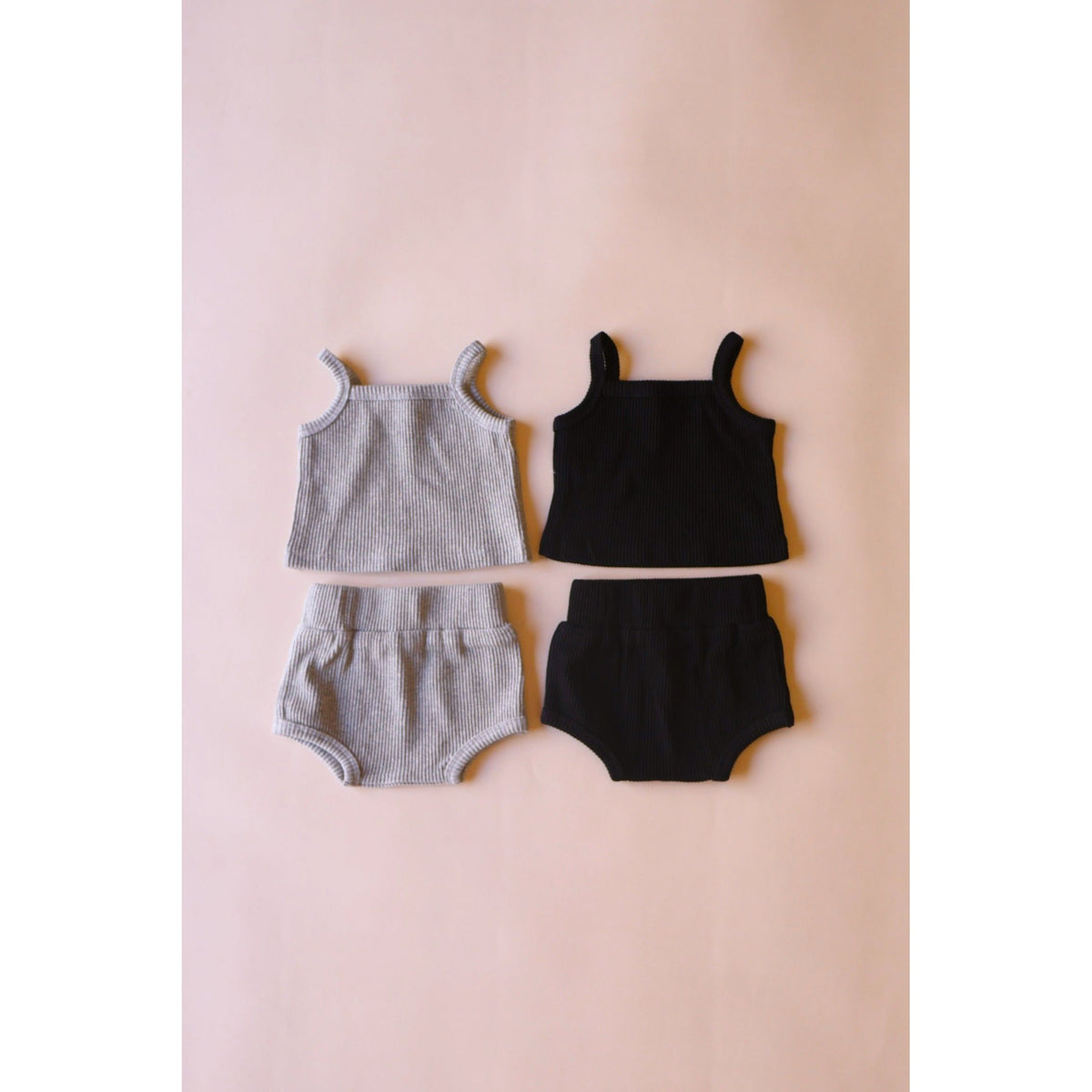 Ribbed Tank Bloomer Set