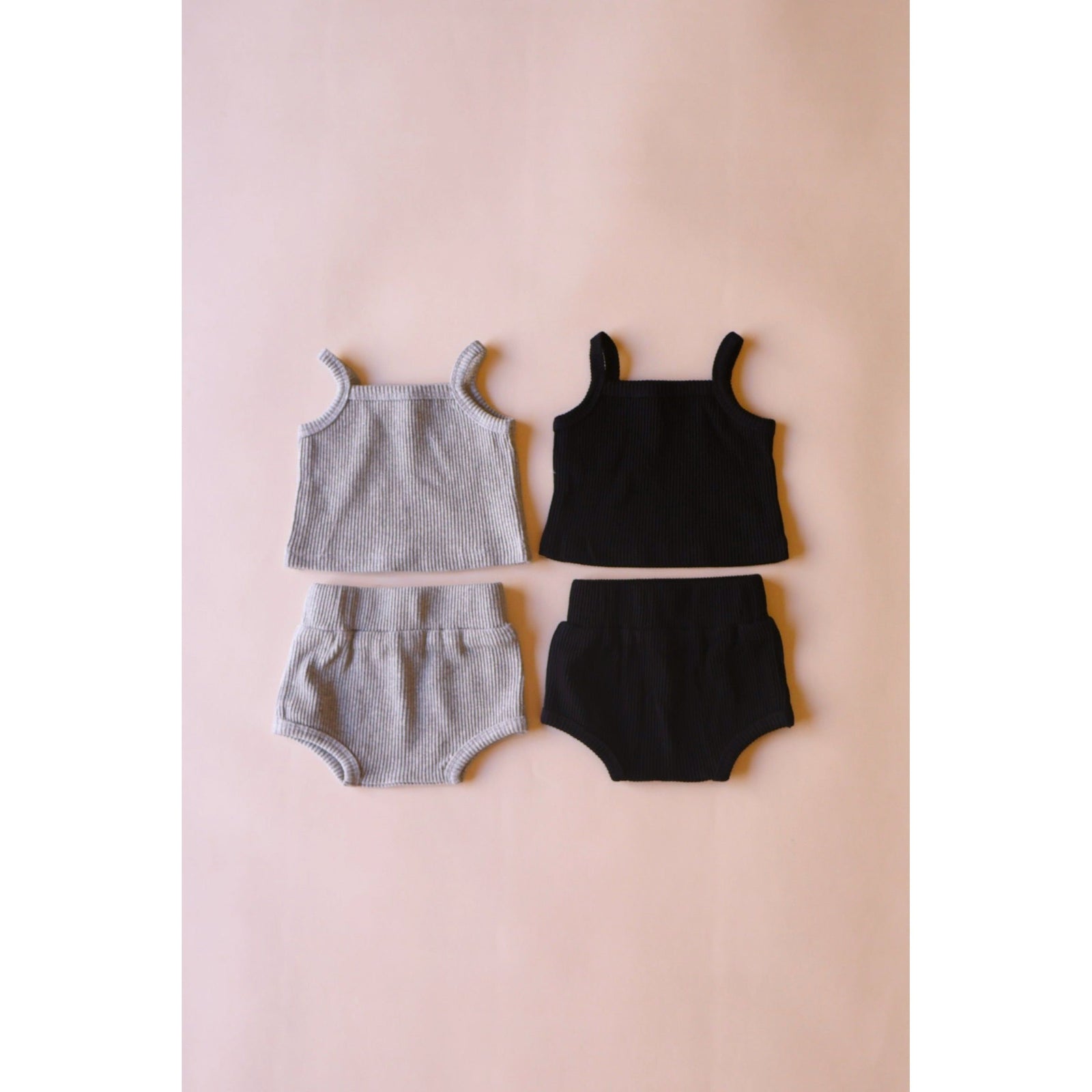 Ribbed Tank Bloomer Set