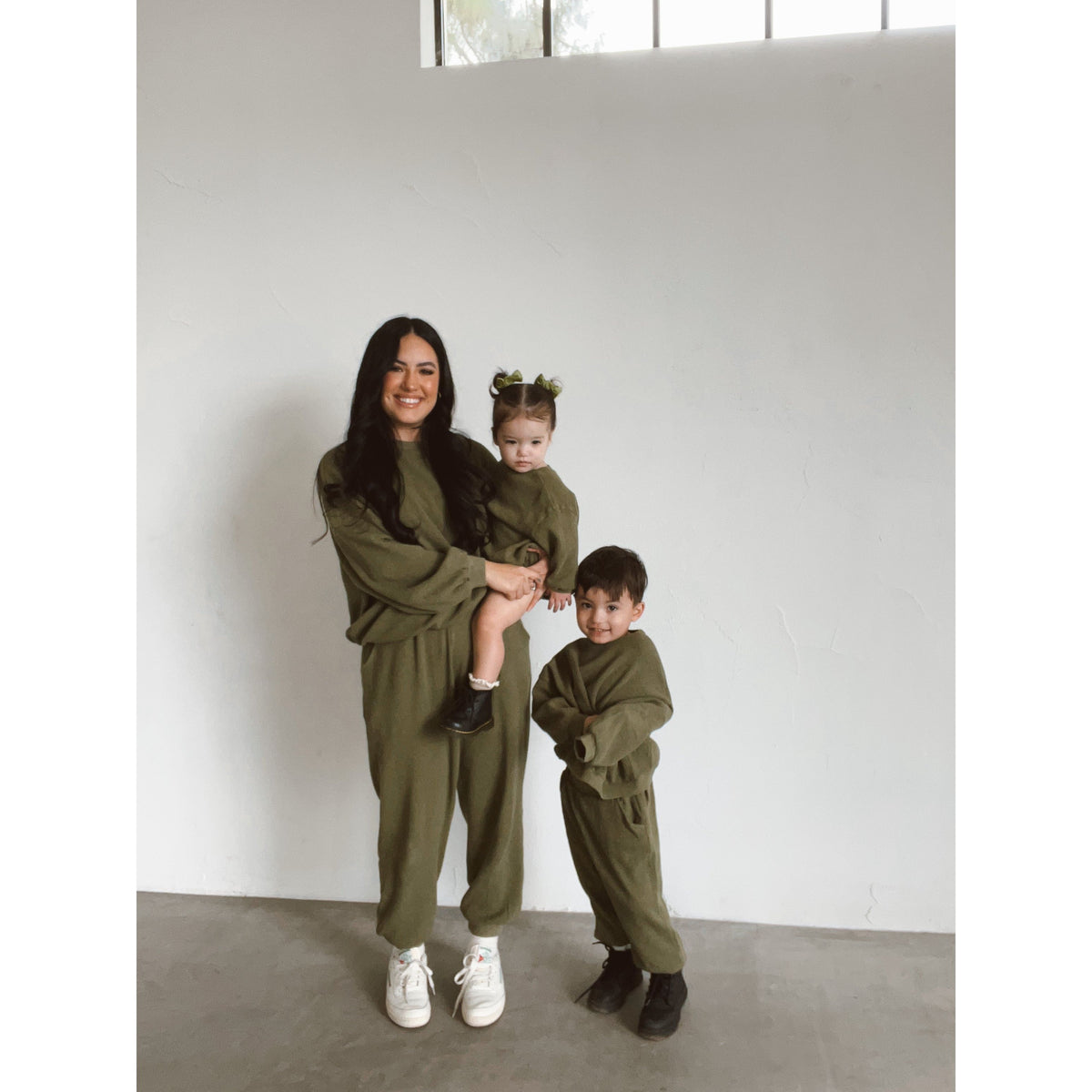 Kids Waffle Flare Two Piece Set