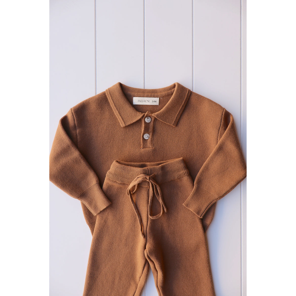 Chocolate Brown Collar Set