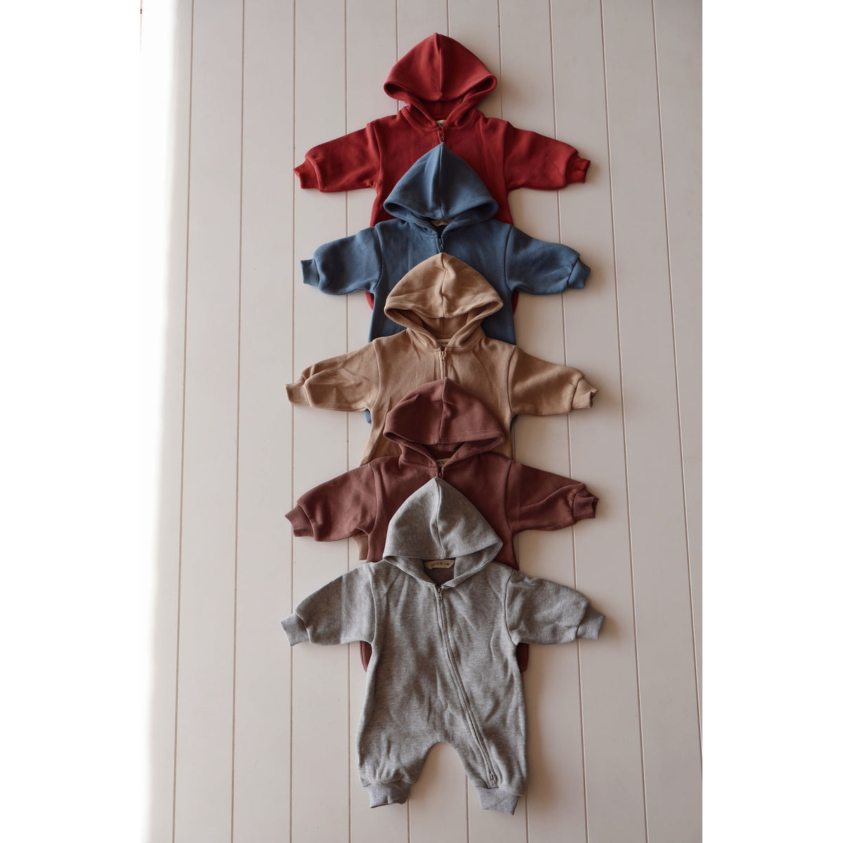 Zip Up Hooded Jumpsuit