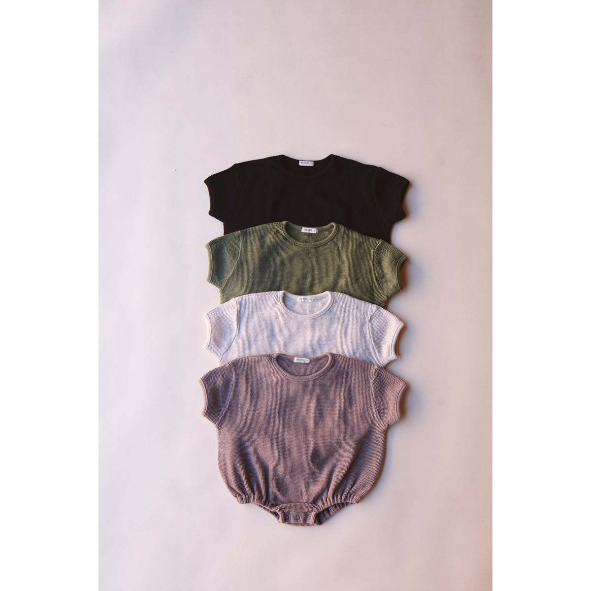 Axel &amp; Rose Waffle Bubble Onesie