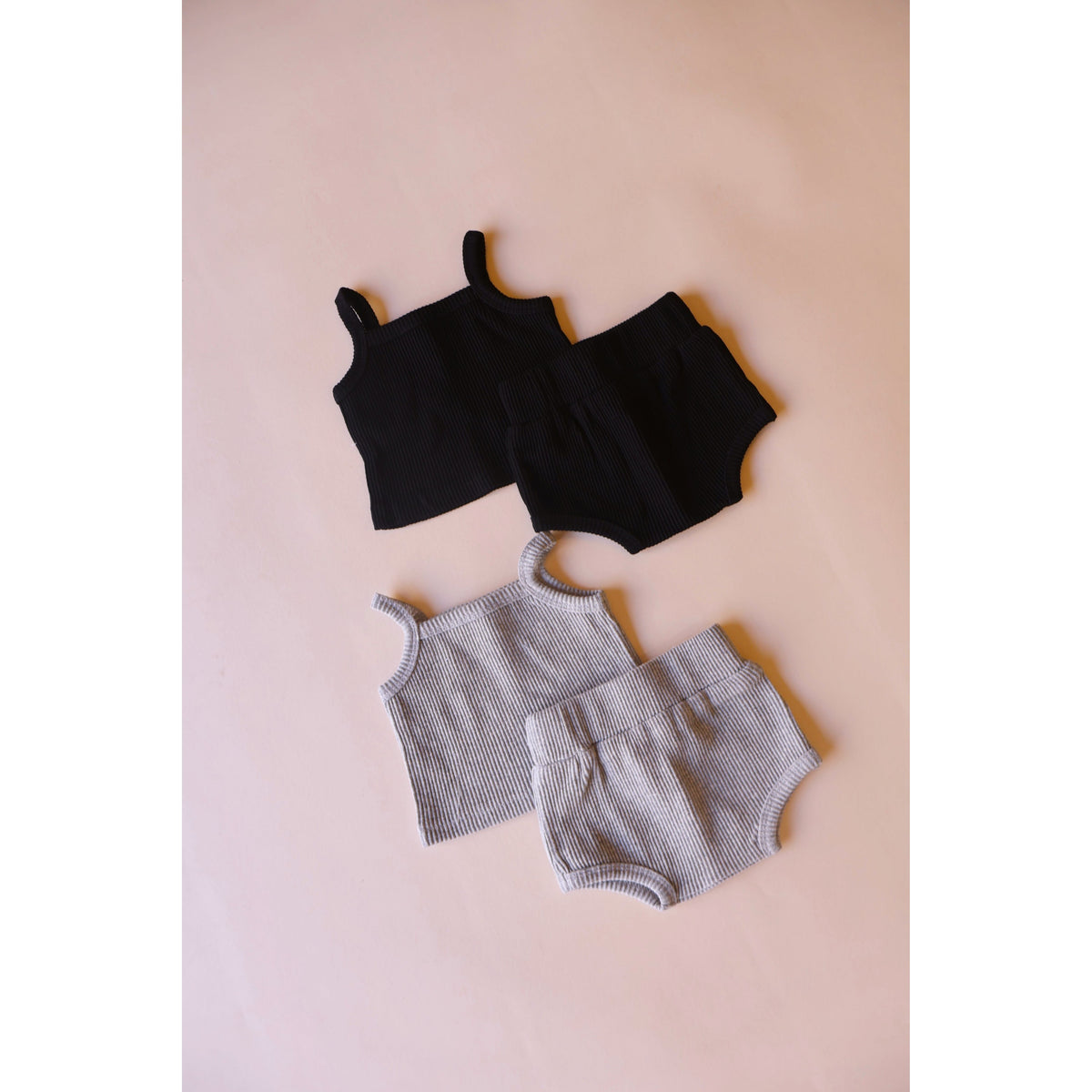 Ribbed Tank Bloomer Set