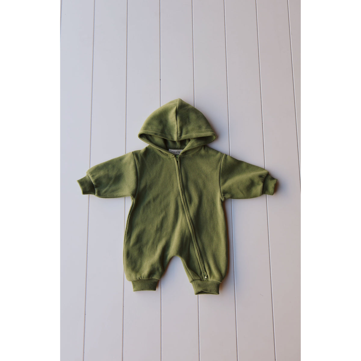 Zip Up Hooded Jumpsuit