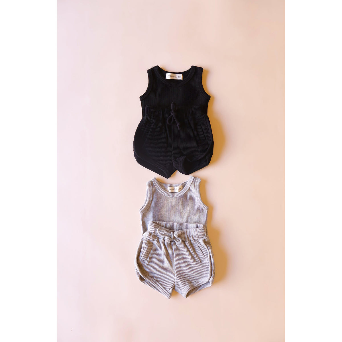 Ribbed Tank Short Set