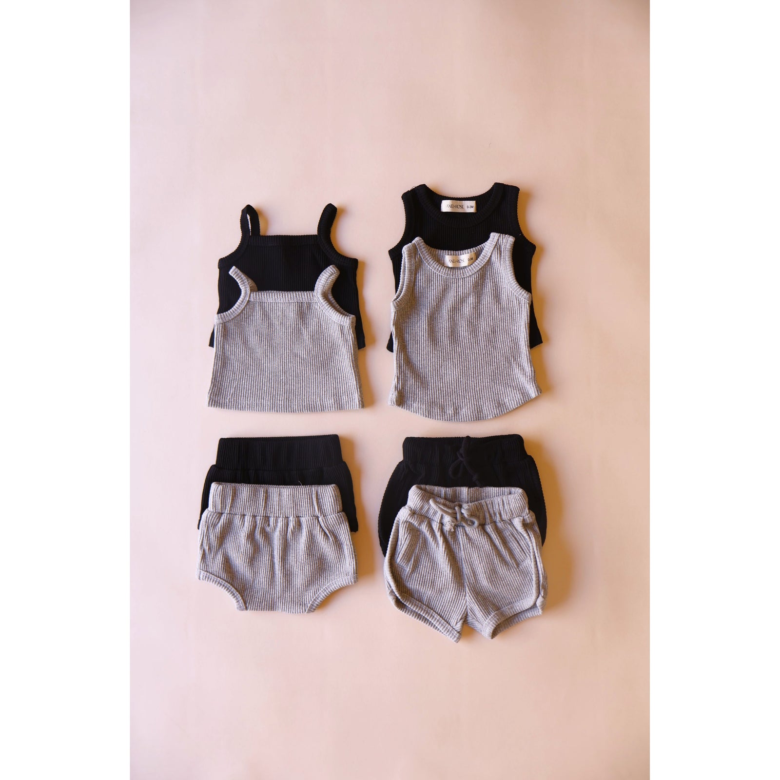 Ribbed Tank Bloomer Set