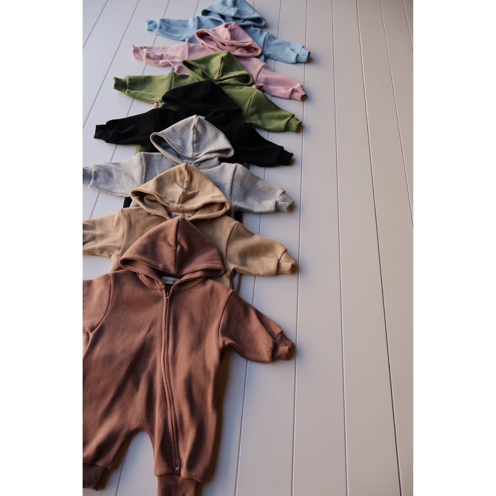 Zip Up Hooded Jumpsuit