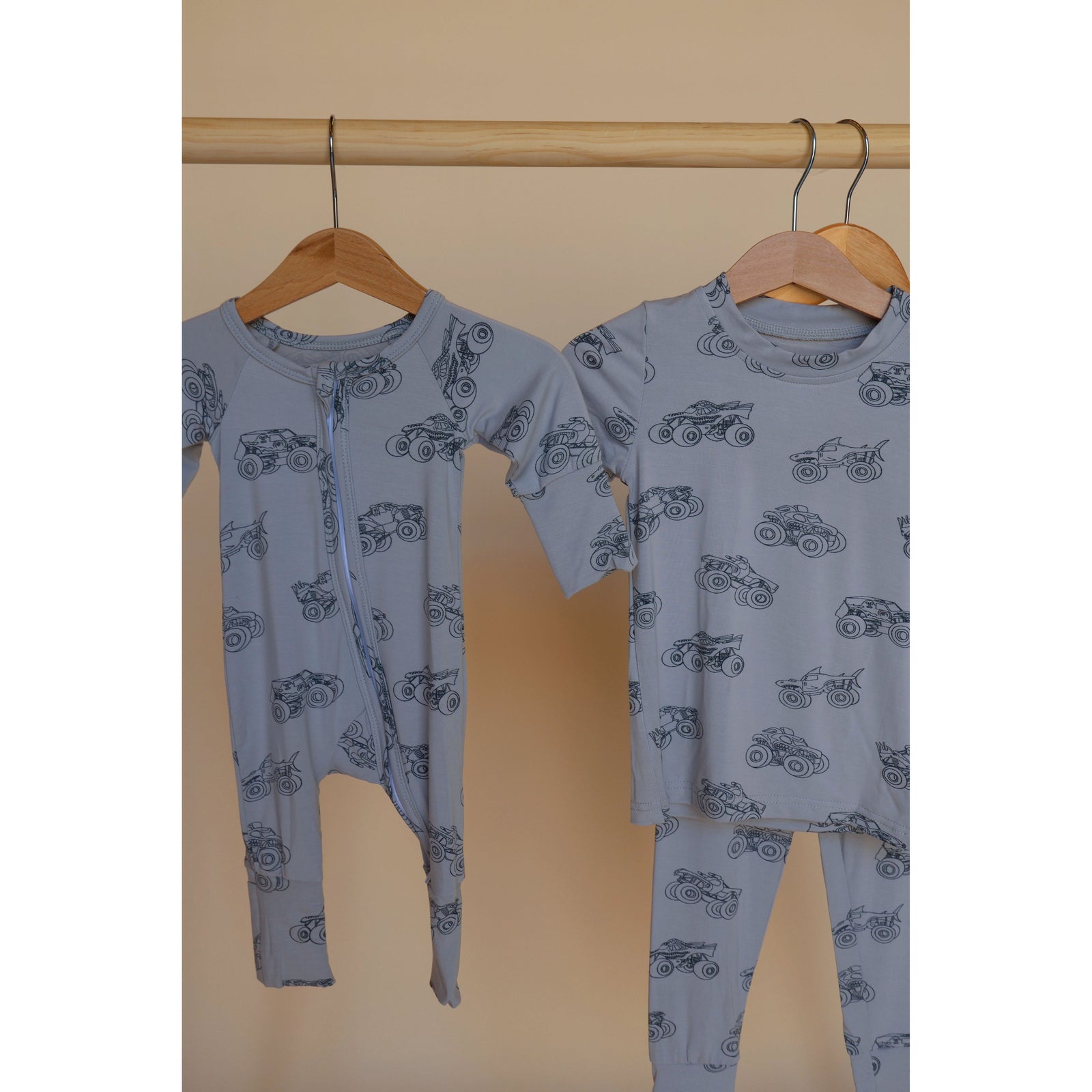 Monster Jam Bamboo Pjs