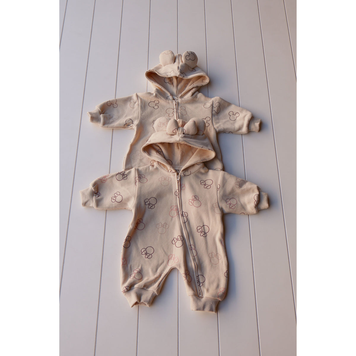 Printed Zip Hooded Jumpsuit