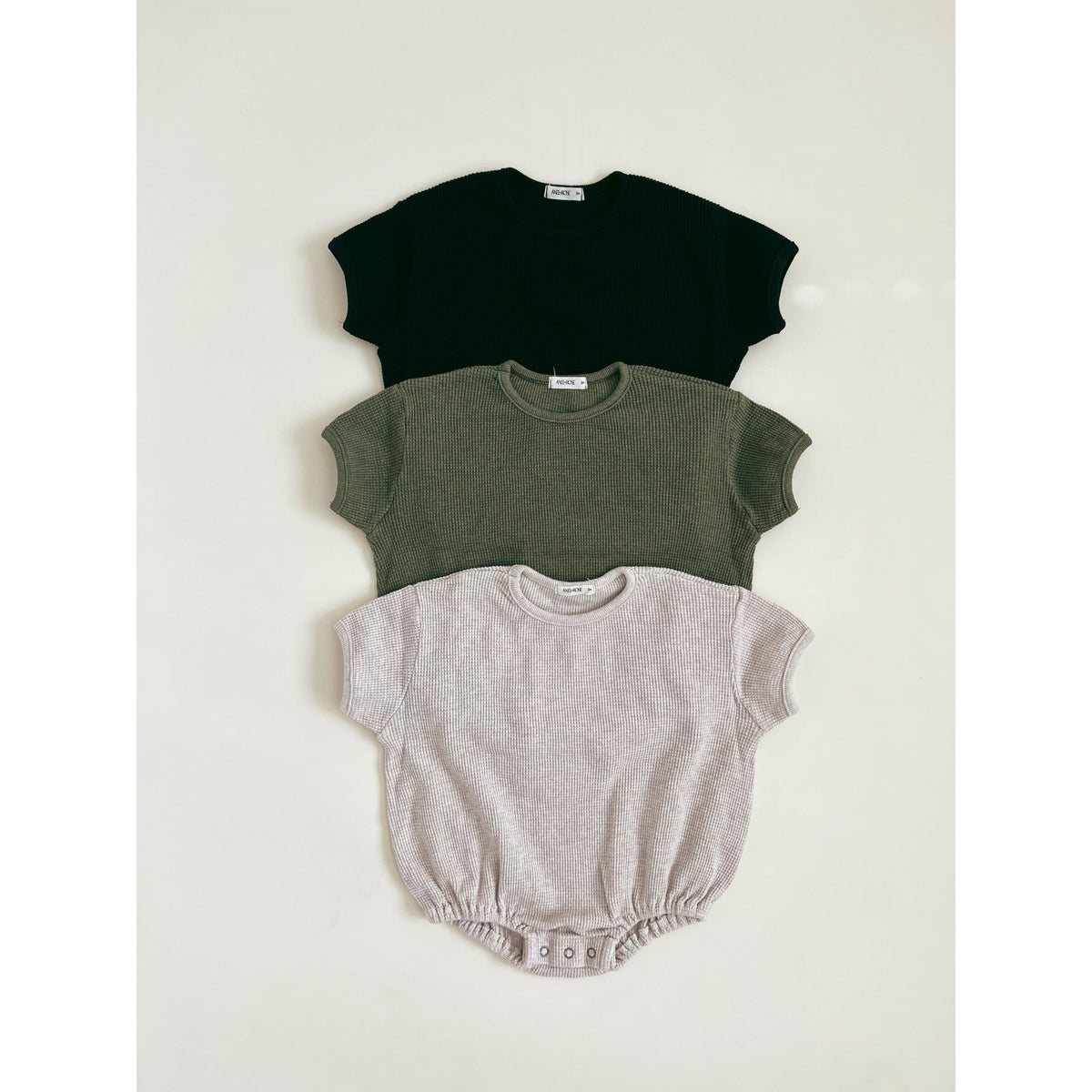 Axel & Rose Waffle Bubble Onesie